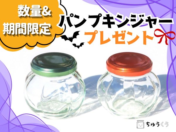 画像1: 【2千円以上同時購入限定】パンプキンジャープレゼント■２本セット■ (1)